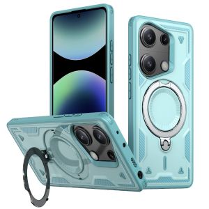 360 ° Ốp Điện Thoại Có Vòng Từ Tính Cho Magsafe Xiaomi Redmi Turbo5 Max Turbo4 Note 13 14 15 Pro+ 5G 14S 13R - Vỏ PC+TPU Chống Sốc