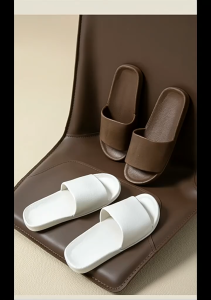 รองเท้าแตะหนังและรองเท้าแตะสำหรับผู้ชายใช้ในห้องน้ำกันลื่นสำหรับใช้ในบ้านรองเท้าแตะใส่อาบน้ำในฤดูร้อนในบ้านรองเท้าแตะกลางแจ้ง