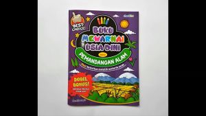 Buku Mewarnai Usia Dini Tema Pemandangan Alam (Aktivitas Anak) Bonus Stiker & Sertifikat