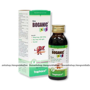 (TRAPHACO) Siro mát gan hỗ trợ giảm nhiệt miệng và táo bón cho bé - TPBVSK Siro Boganic Kid 100ml