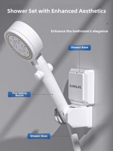 Stainless Steel Shower Head Holder Bathroom Heater Outlet Pipe Universal Accessory for Shower Spray Tube Home Improvement Materials