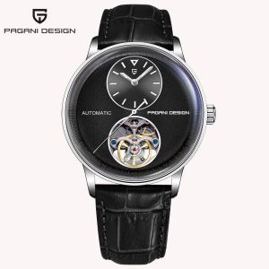 2026 Pagani design Luxury Moon mens Tourbillon Automatic Watches Stainless Steel Luminous Diving Mens Mechanical Watch leather