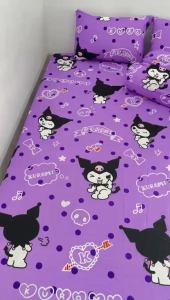 Sprei Motif Kekinian MY KUROMI ALL STAR Berkualitas Harga Murah Lengkap Sarung Bantal Sarung Guling