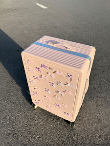 Durable Luggage Suitcase for Travel Password Lock Boarding 20 Inch Wide Pull Rod Sturdy And Beautiful for Girls 2025 New Model