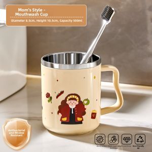 Baroquehouse | Mold-Resistant Antimicrobial High Aesthetics Stainless Steel Cup 304