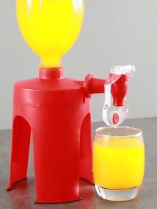 【Singapore Seller】Coke Bottle Inverted Water Dispenser Beverage Soda Cola Sprit Mountain Dew Fanta Orange Juice soft drink Drinking Fountain Tools