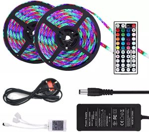 TNT Waterproof 10M LED Strip Light RGB LED Light Strip 5050 LED Tape Lights Color Changing Strip Lights Lampu LED