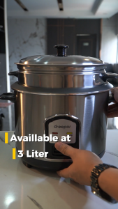 Dreepor Rice Cooker Compilations 2L/3L/4L Non-stick multi function electric cooker Rice Cooker with Food Steamer