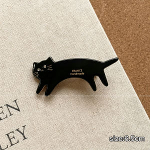 PINK EMPRESS | Cute Cat Design Non-Damaging Hair Clip For Forehead Bangs Fringe