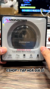 Tai Nghe Bluetooth TWS Monster Airfree GT07 - Tai Nghe Thể Thao Treo Vành Tai Khử Ồn Pin Lâu