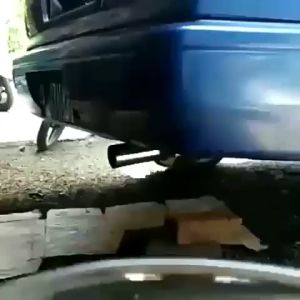 Knalpot Mobil Omega Racing Semi Stainless Suara Bass Gahar