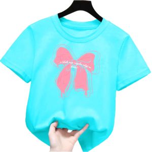 kaos anak cewek gambar pita viral korean Tshirt kids viral pita 1-12tahun k.079