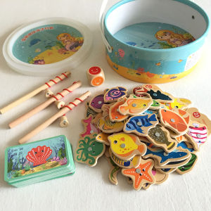 Đồ Chơi Câu Cá Bằng Gỗ Từ Tính Cho Trẻ Em 2-3 Tuổi Đồ Chơi Giáo Dục Cho Trẻ Em Dưới 3 Tuổi Quà Tặng Trò Chơi Học Về Động Vật Đại Dương