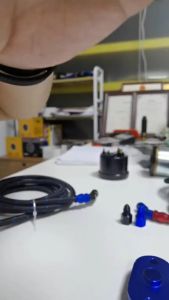 สายถักพร้อมหัวฟิตติ้งสำหรับใส่วับูสยาว3เมตร