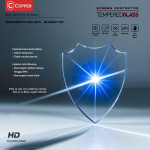 Tempered Glass Blueray Realme 13 Pro Plus- COPPER FULL GLUE