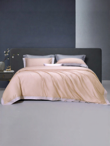 FUANNA (富安娜) | Bộ Đồ Chăn Ga Gối 4 Món Bằng Cotton Sợi Dài Cao Cấp