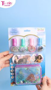 Townley - The Little Mermaid เซ็ทยาทาเล็บเด็ก พร้อมกล่องน้ำ ลิขสิทธ์แท้ ปลอดสารพิษ (เดอะ ลิตเติ้ล เมอร์เมด)