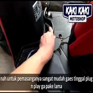 Paket Lengkap Step Bastep Footstep Pijakan Kaki Depan Matic Honda Vario 110 FI Esp LED 2014 - 2020 Tebal Murah