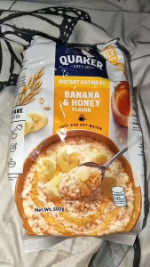 1 CASE - QUAKER Banana & Honey Flavored Oats (500g x 24)