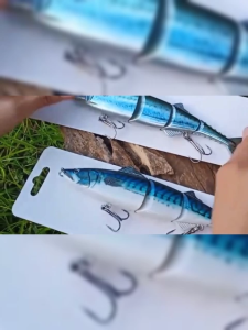 Fishing Lure 20cm/55g Lifelike Fishing Bait4 Jointed Sections Fishing Lures Swim Hard Bait