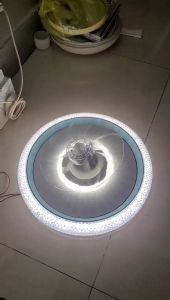 Quạt trần trang trí cao cấp - tích hợp đèn trần siêu đẹp có điều khiển từ xa (động cơ đồng DC 2 chiều quay với 6 cấp độ gió tiện dụng)