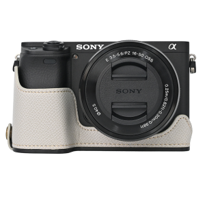 Ốp Lưng Da Cho Máy Ảnh Sony ZVE10ii A6700 A7C2 A6400 A6100 ZV1M2 Bộ Đệm Máy Ảnh Kép Phụ Kiện Kỹ Thuật Số