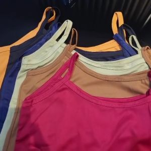 Promo Paket isi 6 pcs Tanktop Tali Kecil Wanita Dewasa Kekinian Korean Style / Singlet Wanita Remaja dan Dewasa Jumbo