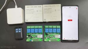 1/4CH Zigbee Wifi Relay Controller 220V Module APP Remote Control 12V 24V 85-250V 10A Smart Switch Module With Alexa Google Home