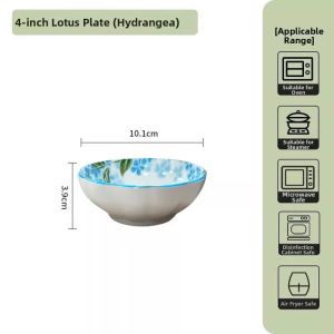 Gorgeous Underglaze Multi-colored Ceramic Bowls