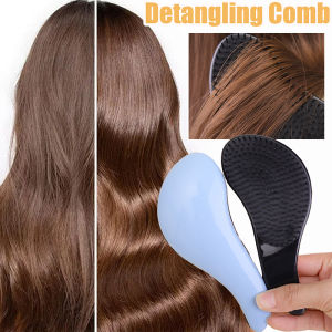 Anti-static Massage Combs Winding Shower Massage Brush Wet Hair Curly Brush Salon Hairdressing Tools Special for Real Hair Wigs