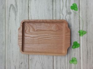 Khay Chữ Nhật gỗ Tần Bì KT 13*22*2CM- dùng trang trí dùng để đồ ăn trái cây... cho gia đình và nhà hàng- Phong cách mộc- Gỗ Việt trang trí