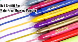 12 pcs Nail Pen Art Pen Set Writting Gel Polish Pena Tulis Kutek Kuku Nailart Drawing Lukis Dekorasi Kutek Grafitti Waterproof Spidol