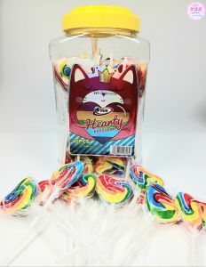 40pcs HEARTY LOLLIPOP MM / loot bag fillers / paninda / giveaways / party favors.