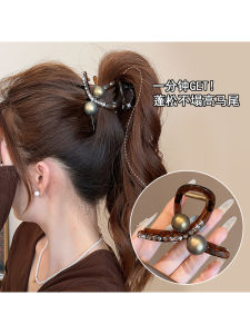 Elegant Shark Hair Clip Womens High-End Feeling Hair Accessories 2025 New Back of Head Chignon Clip Stylish Hair Decorations