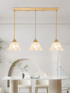 MIYUN | Three-head Glass Flower Chandelier