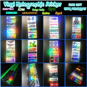 [Reflective Car and Motorcycle Side Strip Bike Helmet Sticker Car Styling Vinyl Decal