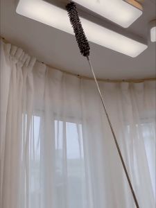 KEMOCENG TELESKOPIK BULU MICROFIBER PEMBERSIH LANGIT-LANGIT RUMAH DILENGKAPI GAGANG PANJANG 280CM