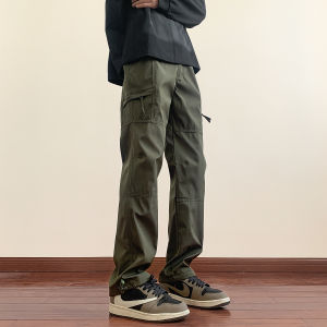 Quần Dài Nam 2024 Mùa Hè Mỏng Chống Thấm Nước Quần Dài Ống Đứng Rộng Rãi Quần Dài Công Sở Quần Dài Thường Ngày