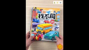 全套8册 儿童 趣味 找不同 大开本 / 全套4册 一个一个 找不同 专注力 训练书 Children Brain Development Books 儿童书