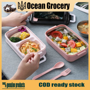 {\n    \"article\": \" Lunch Box Set Kotak Bekal Makan Jerami 304 bahan kotak makan Anti Tumpah Free Sendok dan Garpu