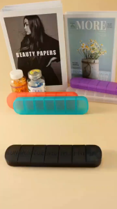 New Hot Portable Travel Weekly 7 Days Large Pill Case Medicine Container Organizer Box for Vitamin Supplements Fish Oil BPA Free