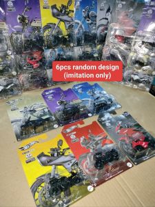 Hot Wheels motorcycle toy set 6pcs random design imitation only