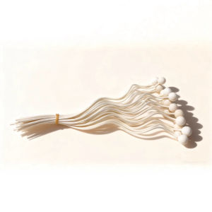 20Pcs Diffuser Stick Rattan Stick Wavy Rattan Reed Fragrance Diffuser Refill Sticks Replacement for Office Home Decor