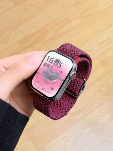 Uhada New Year Nylon Woven Magnetic Smart Sports Bracelet Compatible with Xiaomi Band 9Pro/NFC Universal Autumn Winter Womens 8Pro