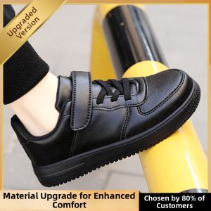 Soft-soled Childrens Leather Shoes Black