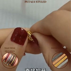 【PETALS_STYLED】 Steel Wire Stainless Steel Love Charm Bracelet Mother Daughter Couple Gifts