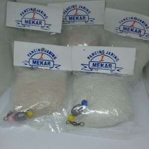 Paket 5Pcs No.1 Pancing Jaring Panjang 150cm Lebar Lubang 1.5cm
