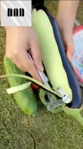 Multifunction Stainless Steel Fruit Vegetable Double Planing Grater Kitchen Gadget Peeler