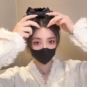 Big Bow Hairpin Korean Fashion Hairpin Princess Hairpin Advanced Feeling Shark Hair Clip Ladies Accessories 鲨鱼夹