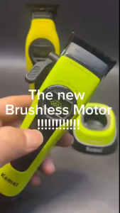 Kemei KM-1593 KM-1595 Electric Hair Clipper Set External Rotor Brushless Motor Hair Clipper with Base Professional Hair Salon Clipper
